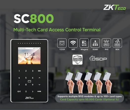 SC800 card access system